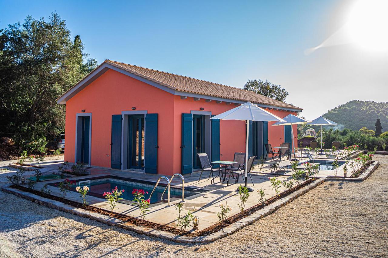 Throisma Studios With Private Pool & Parking Asos Bagian luar foto