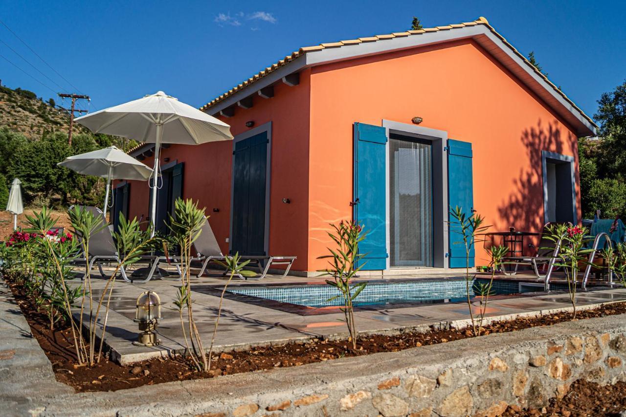 Throisma Studios With Private Pool & Parking Asos Bagian luar foto