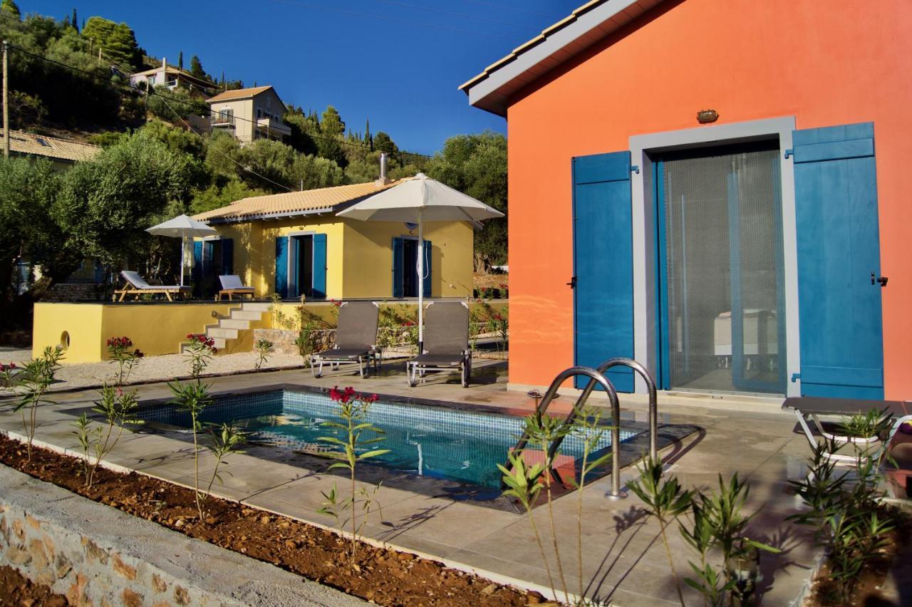 Throisma Studios With Private Pool & Parking Asos Bagian luar foto