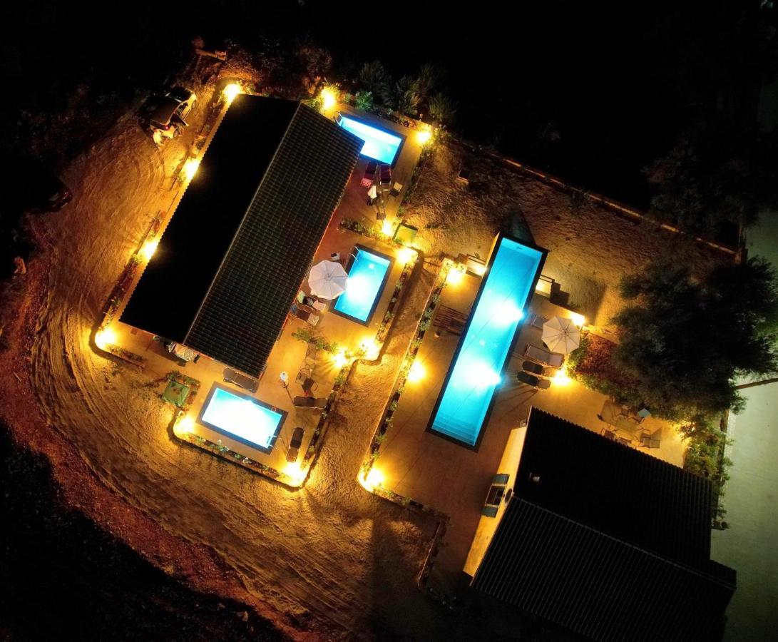 Throisma Studios With Private Pool & Parking Asos Bagian luar foto